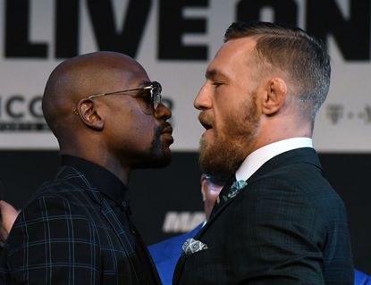 Floyd Mayweather and Conor McGregor. 