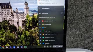 Chromebook Notifications Quick Settings