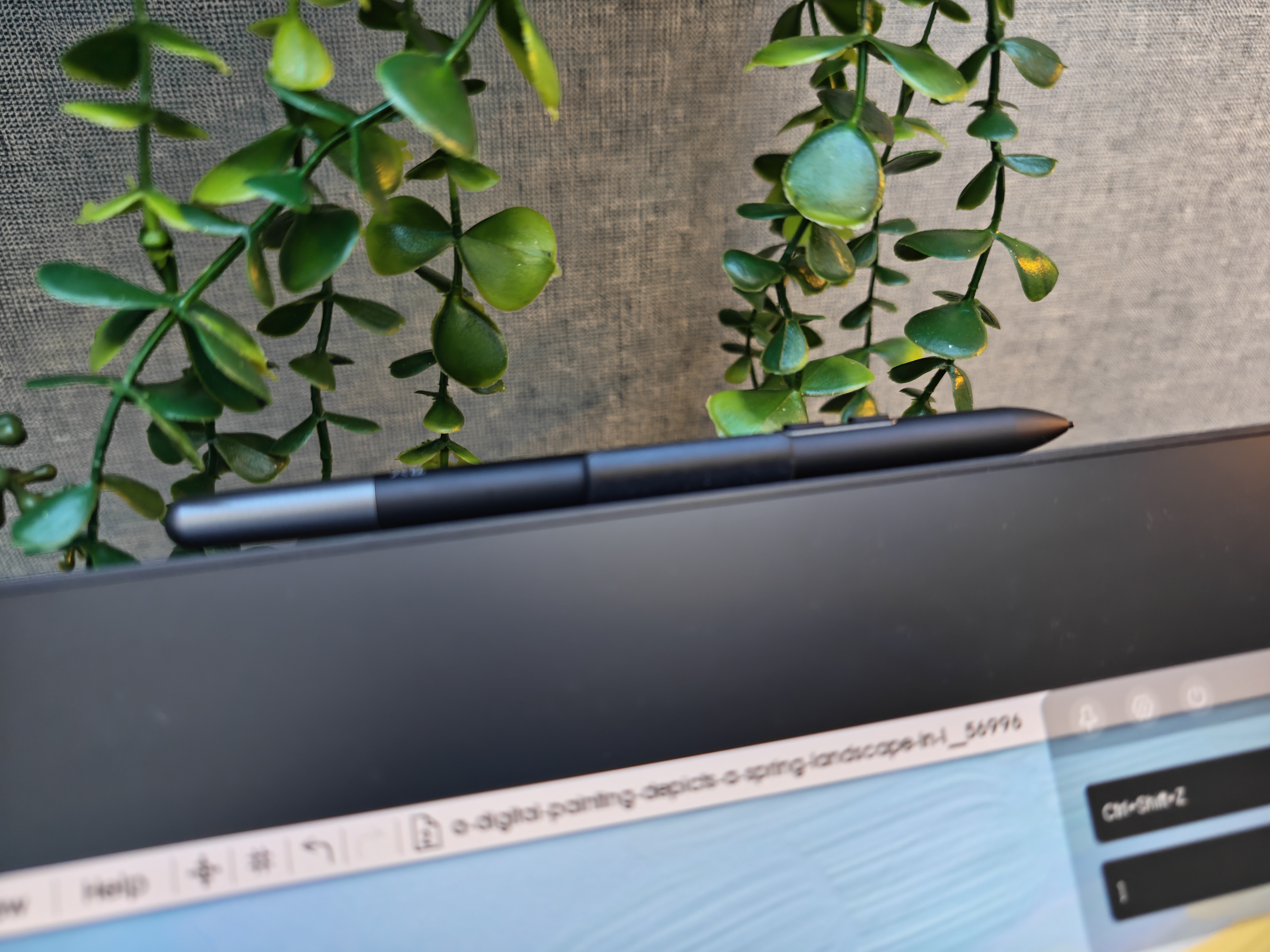 XPPen Artist Pro 27 Gen 3 review; photos of a large drawing tablet