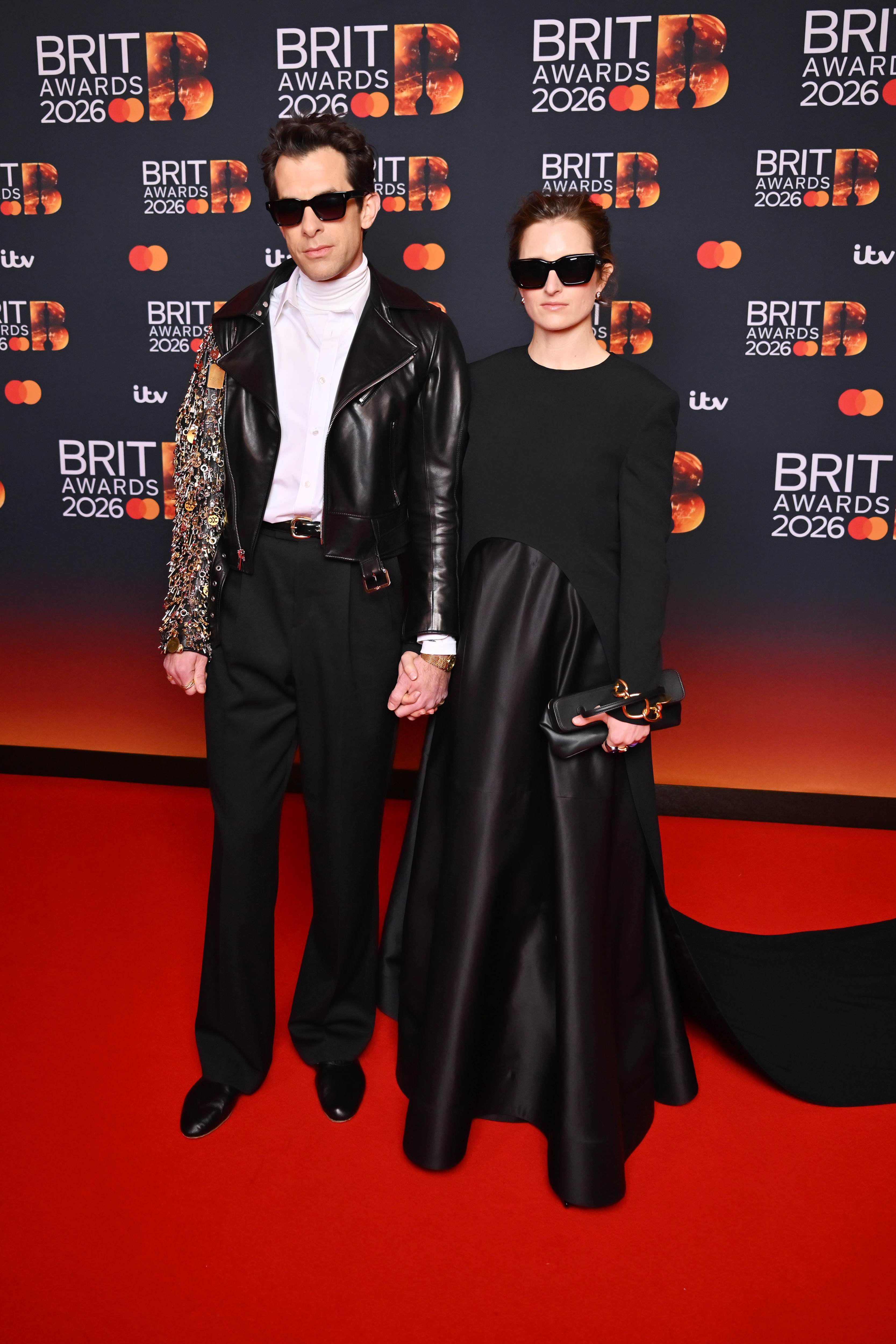Celebrities on the red carpet at the 2026 BRIT Awards in Manchester