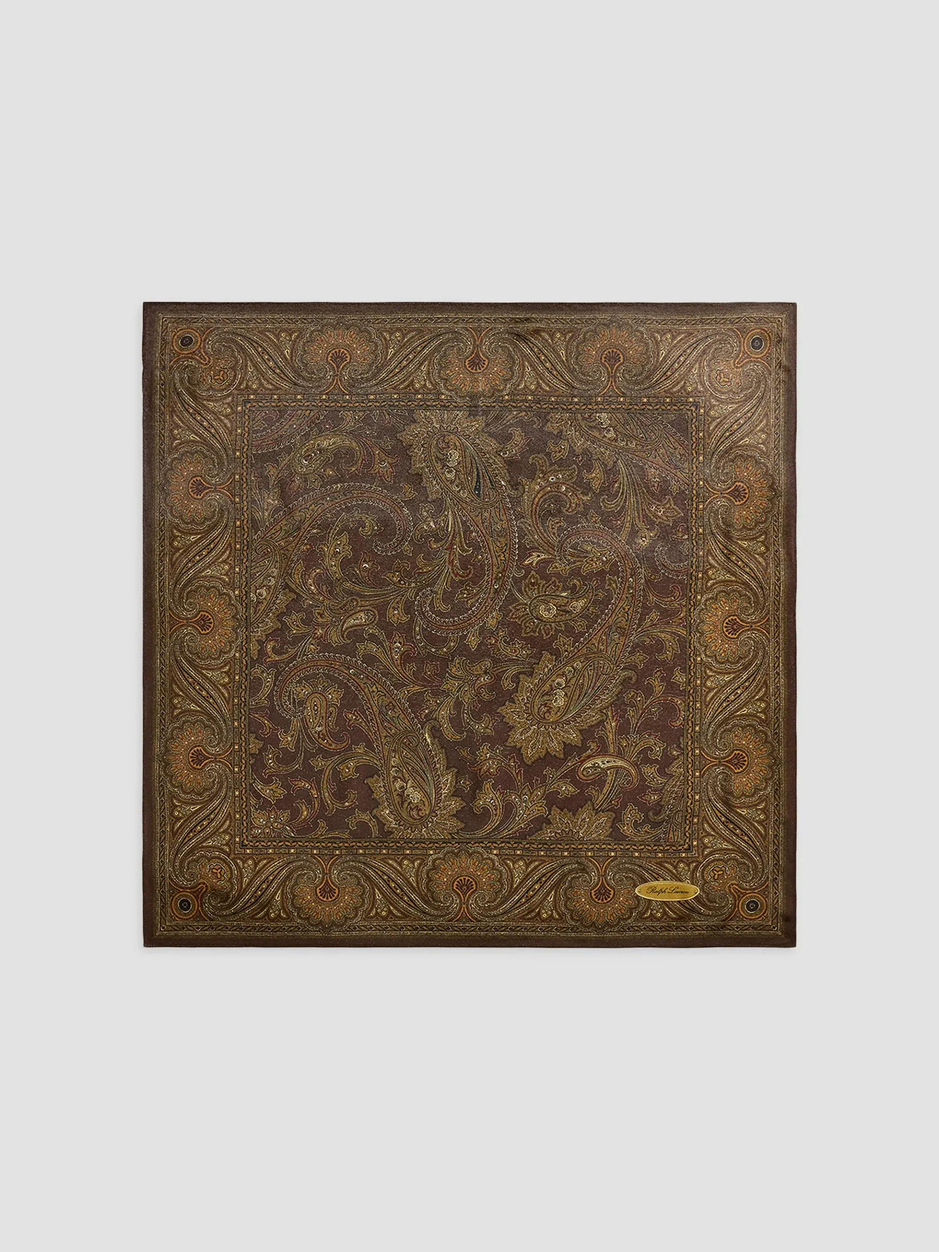 Paisley Silk-Blend Square Scarf