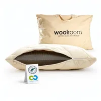 Woolroom Natural Latex Washable Wool Pillow Woolroom Natural Latex Washable Wool Pillow