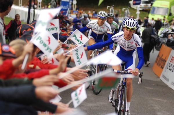 Liam Holohan and Raleigh go to sign in