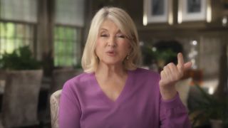 Screenshot of Martha Stewart addressing the camera in Think Like A Boss, Live Like A Legend