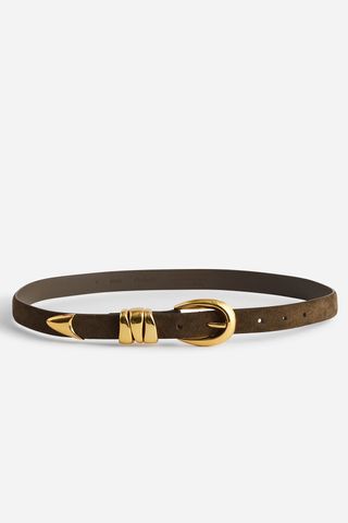 Sabuk Wildleder Triple Keeper Madewell