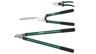 Green Draper loppers shears and secaeturs set
