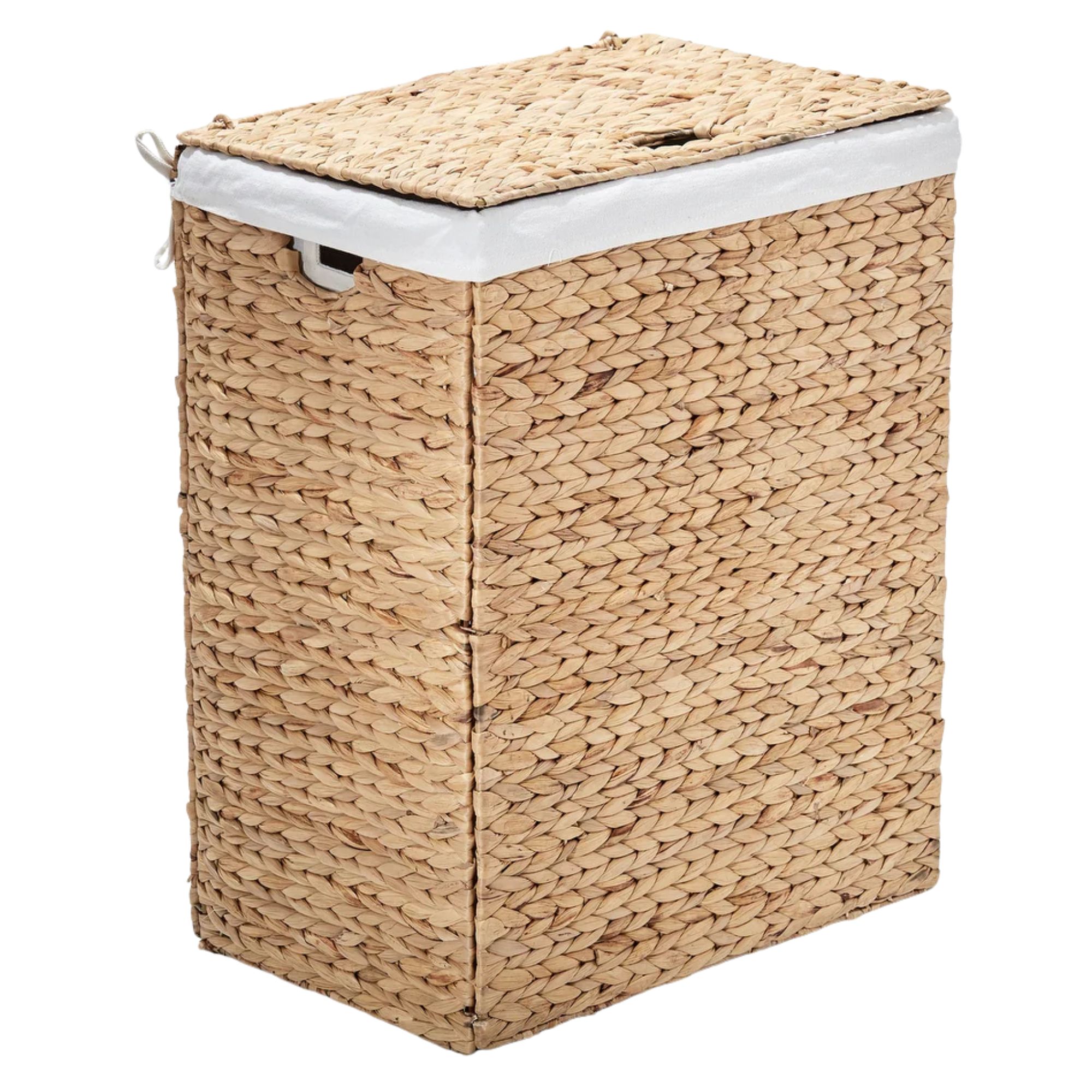 Bed Bath &amp;amp; Beyond hyacinth laundry hamper with washable liner