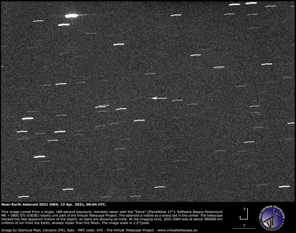 A small, car-sized asteroid just gave Earth a close shave