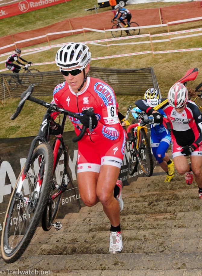 Meredith Miller (Cal Giant Berries-Specialized) is glad to be racing again after recovering from hand surgery