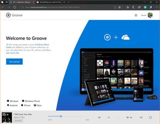 No Groove client? Just play your collection through any web browser.