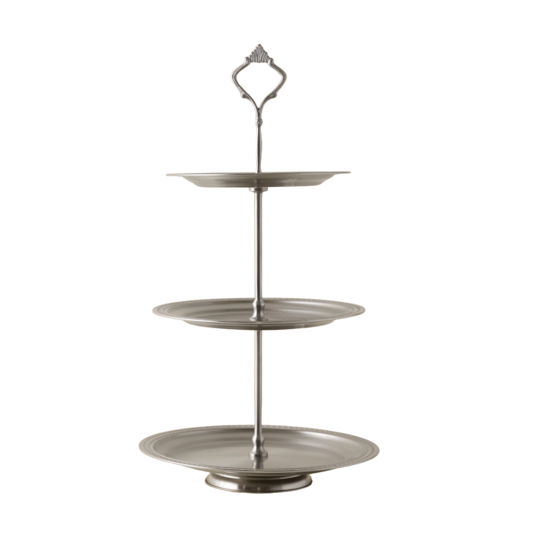 Pewter Tiered Serving Stand