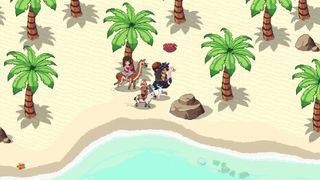 Monts sur la plage dans Roots of Pacha