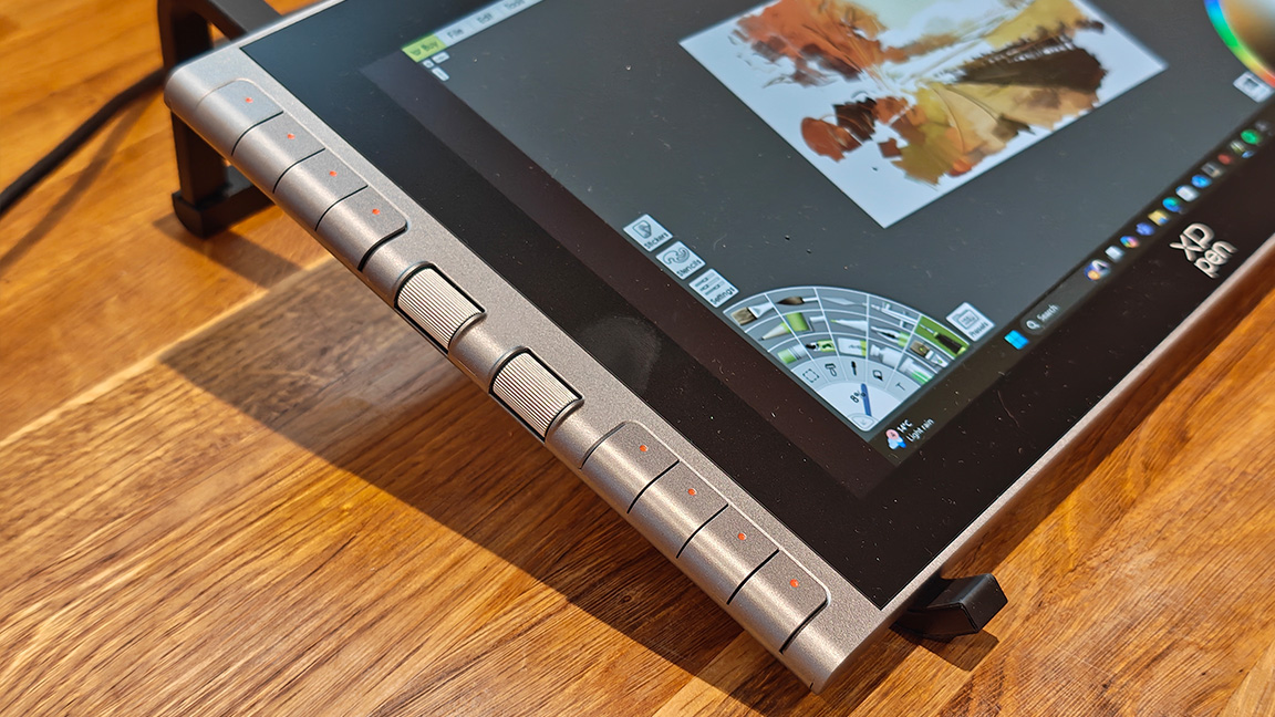XPen Artist 12 (3rd gen) review: tablet on a wooden table