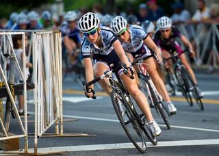 Team Tibco attacking late in the race