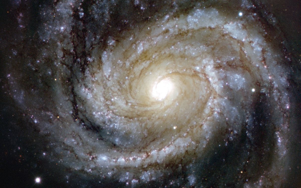 Messier 100 Spiral Galaxy Wallpaper | Space