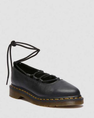 Dr Martens Elphie Ii Virginia Leather Ballet Flats