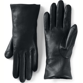 Faux Leather Gloves