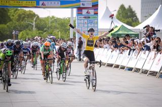 Jolien D'Hoore wins stage 3 of the Tour of Chongming Island