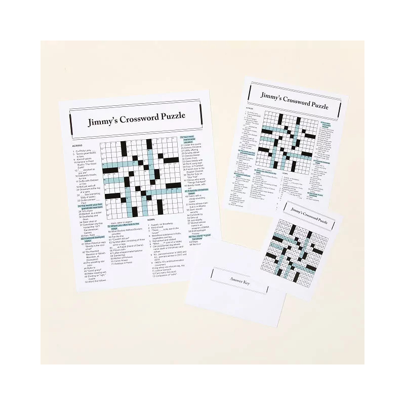 A custom crossword puzzle is the best 40th birthday gift for a wordsmith