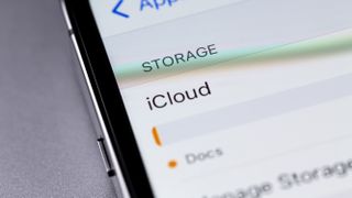 iCloud storage in iPhone settings