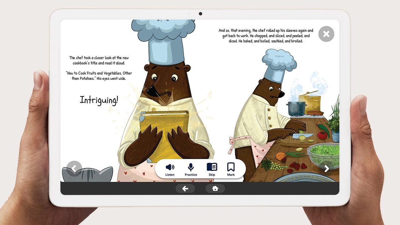 Google Pixel Tablet Kids Space promo