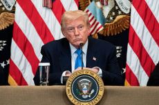 US President Donald Trump during a "Making Health Technology Great Again" event