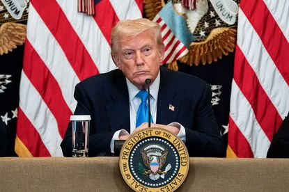 US President Donald Trump during a "Making Health Technology Great Again" event