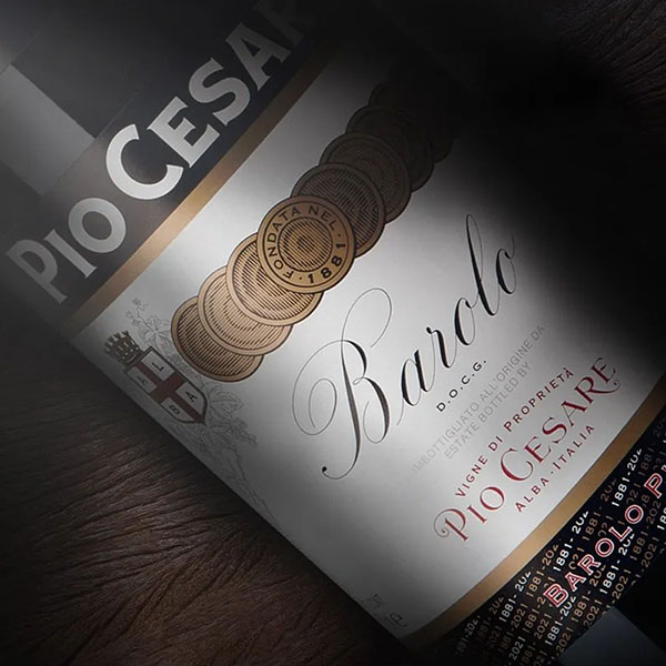 Pio Cesare Barolo label