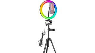 Product shot of Neewer 10-inch RGB Ring Light