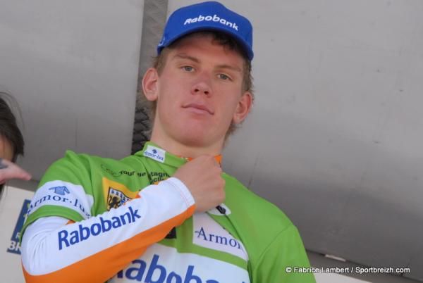 Points classification leader Jetse Bol (Rabobank Continental Team)