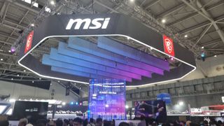 The MSI booth at Computex 2024