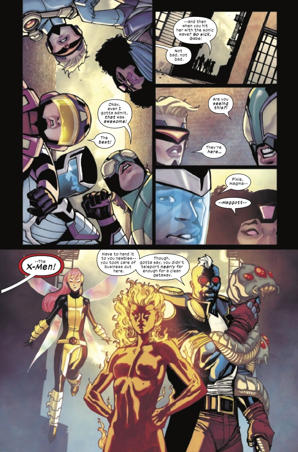 Page from Children of the Atom #1