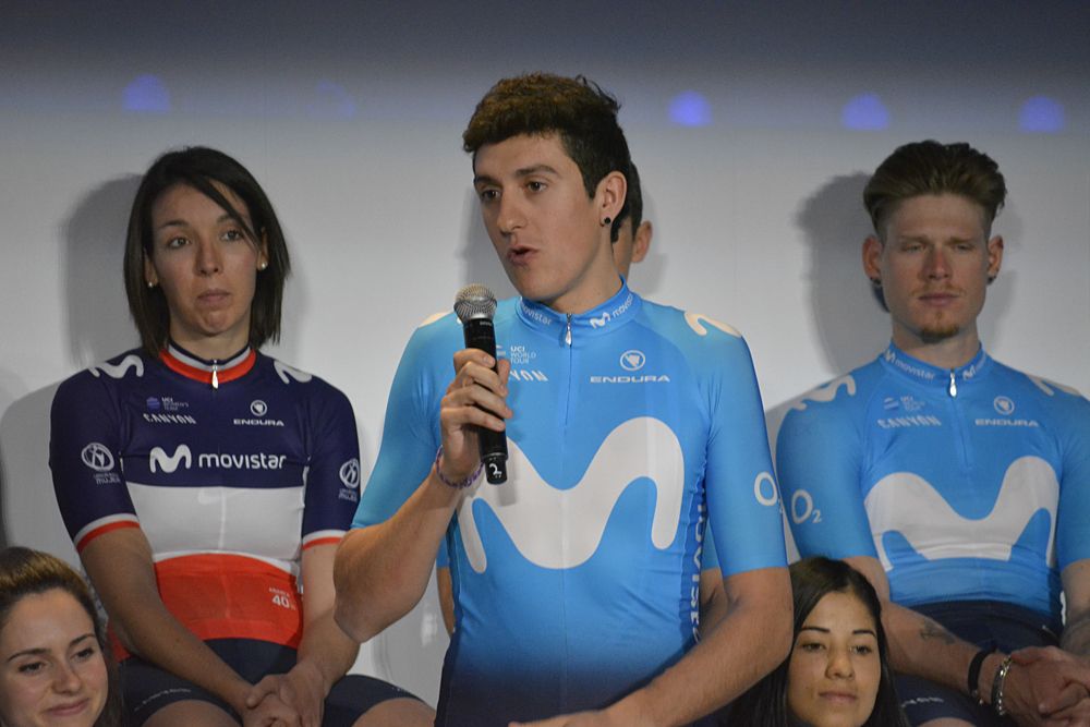 Movistar present 2019 men's and women's teams in Madrid - sponsor booths