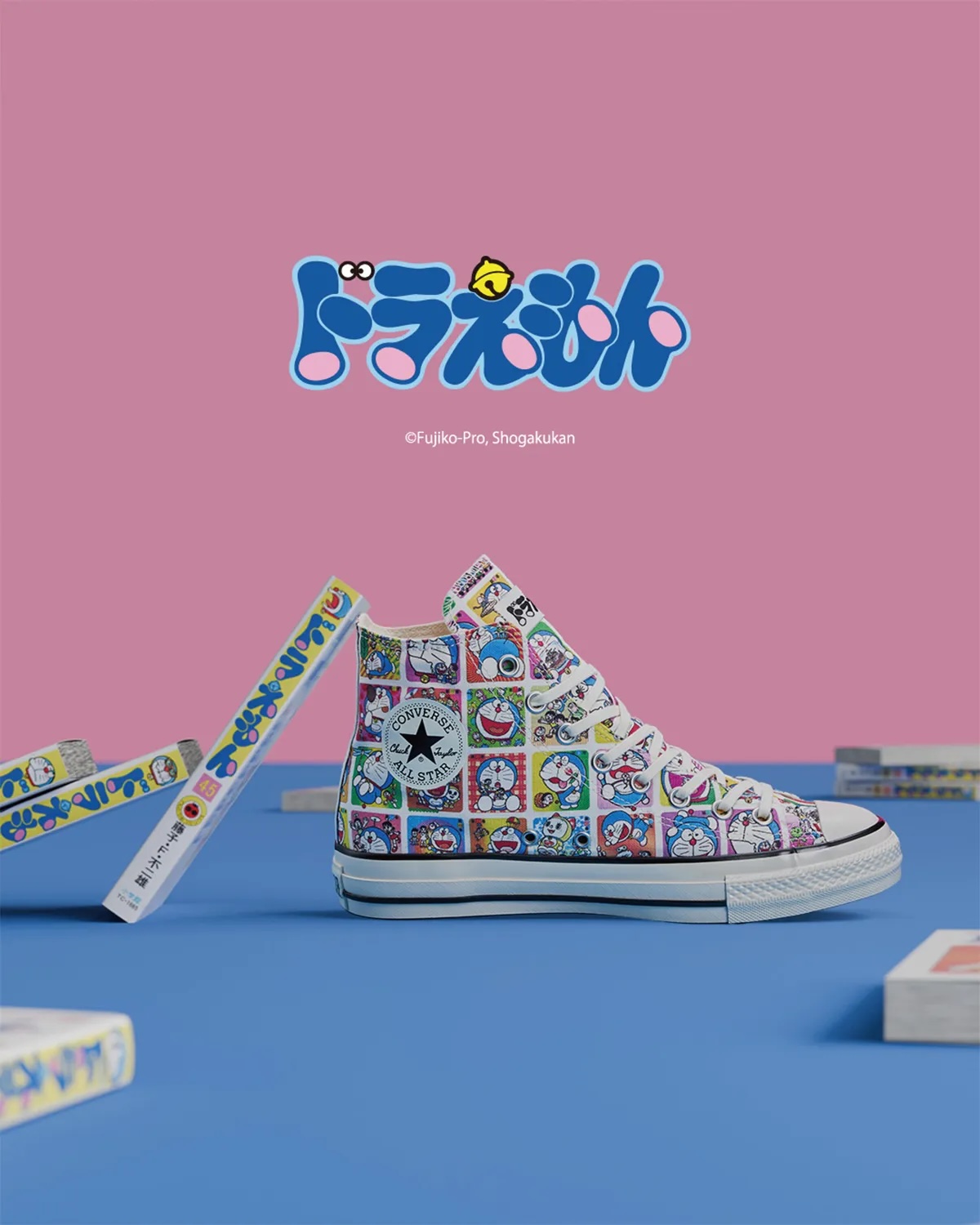 Converse teams up with Doraemon for exclusive sneaker drop