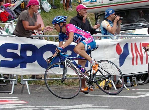 Damiano Cunego (Lampre-Fondital) on the hunt for a stage win