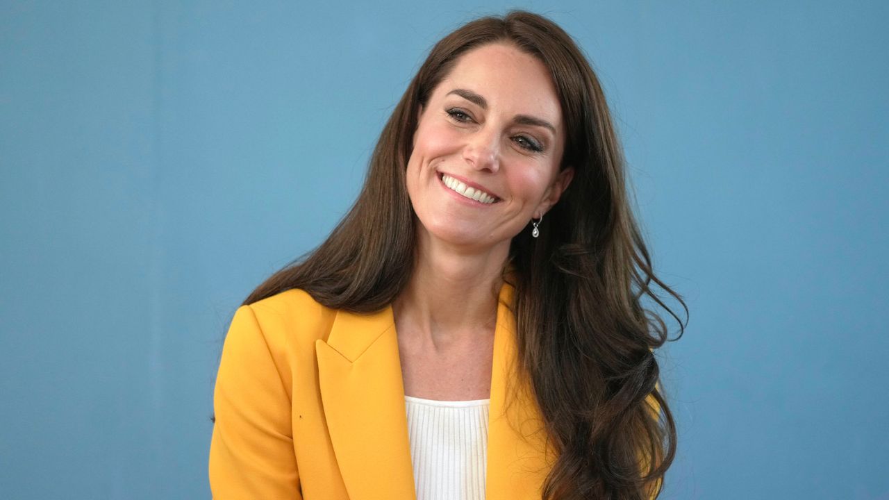 Catherine, Princess of Wales smiles as she visits the Dame Kelly Holmes Trust on May 16, 2023 in Bath, England