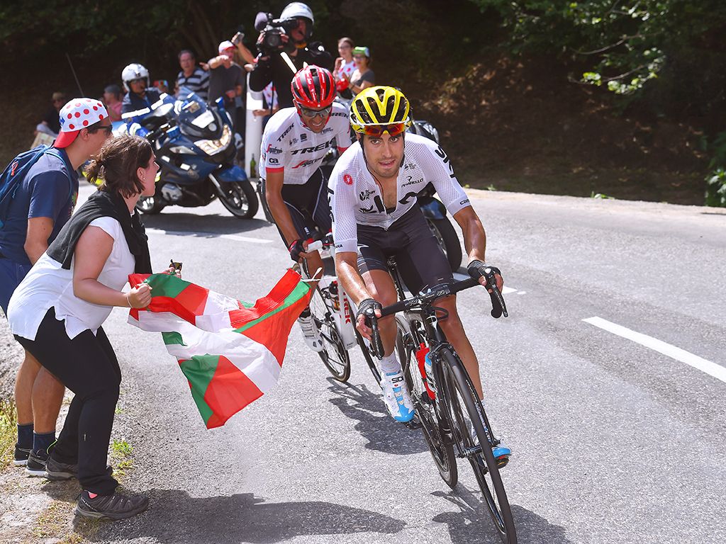 The following day, Contador lit up the Tour with a long-range attack with Mikel Landa