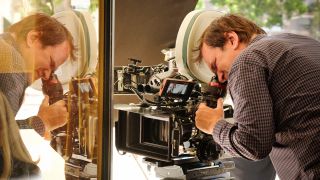 Quentin Tarantino directing Once Upon A Time In Hollywood