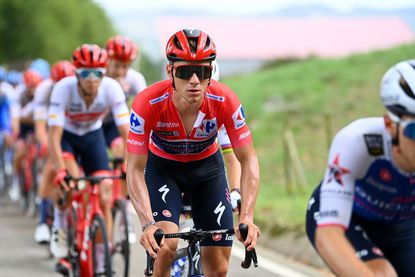 Remco Evenepoel on stage seven of the Vuelta a España