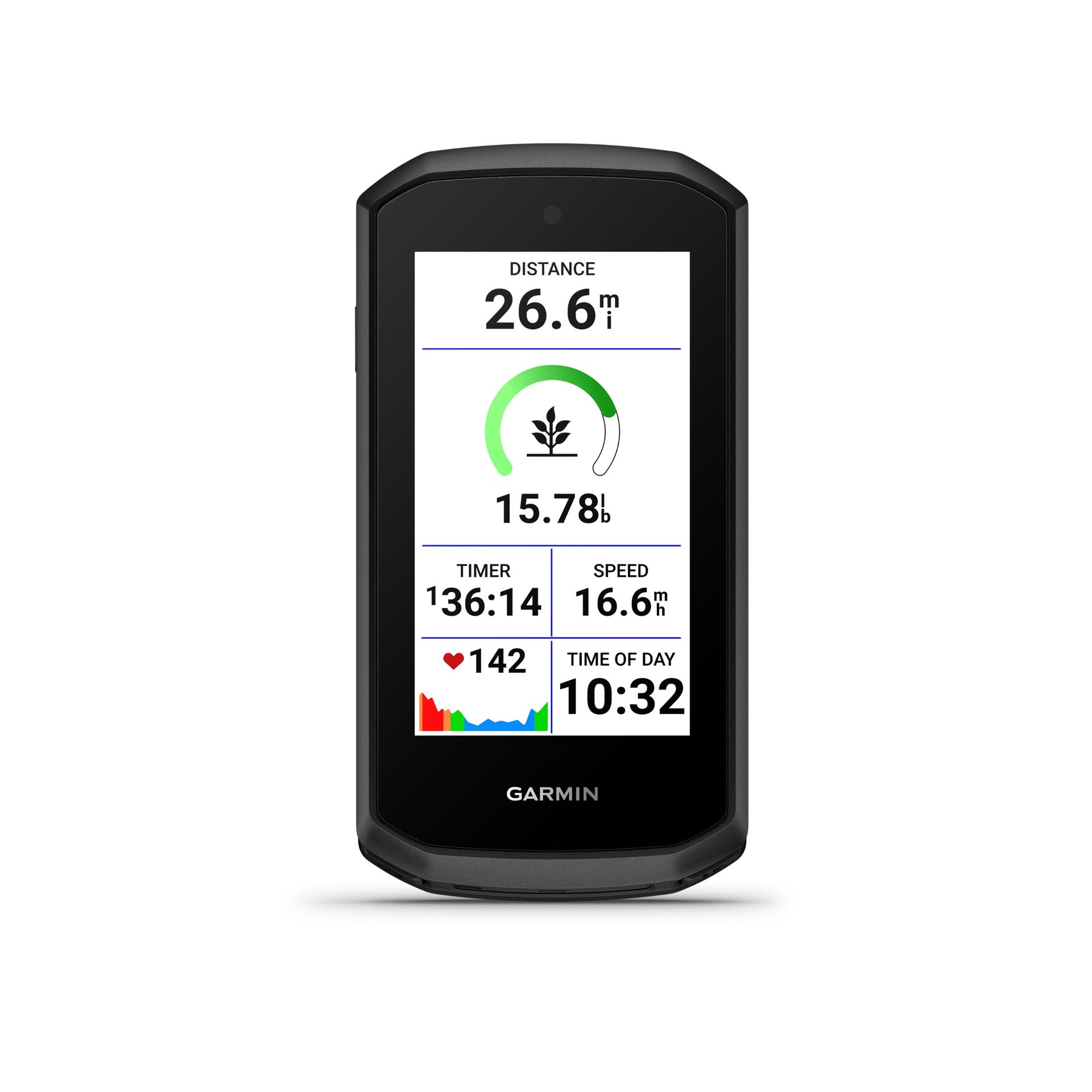 A Garmin Explore 3 Plus bike computer