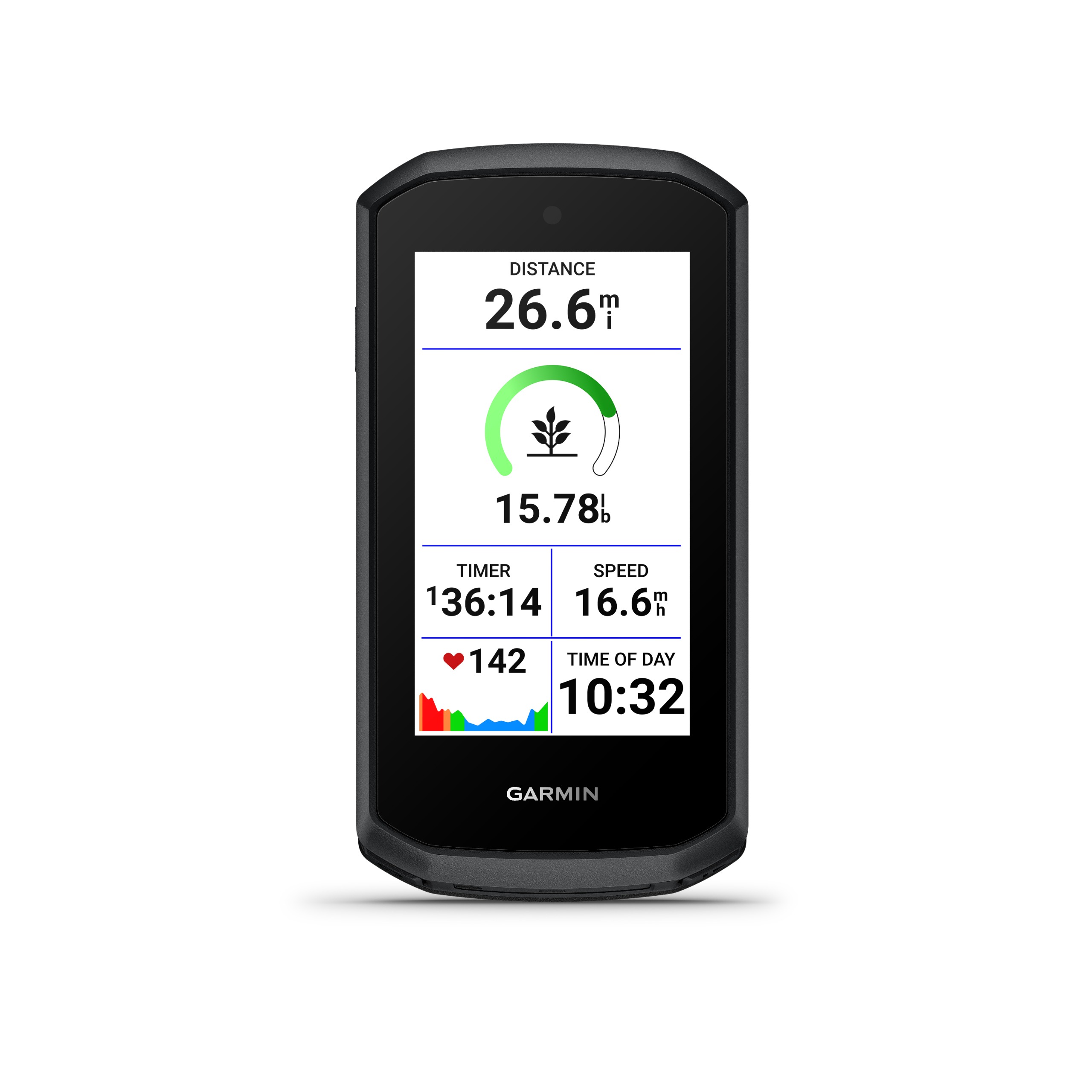A Garmin Explore 3 Plus bike computer