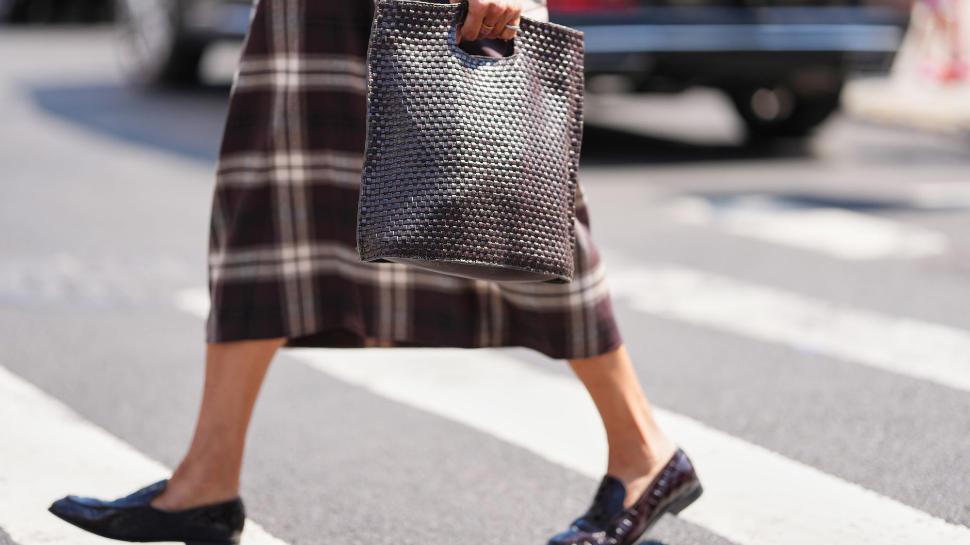 How fast should we be walking? A woman walking at fashion week