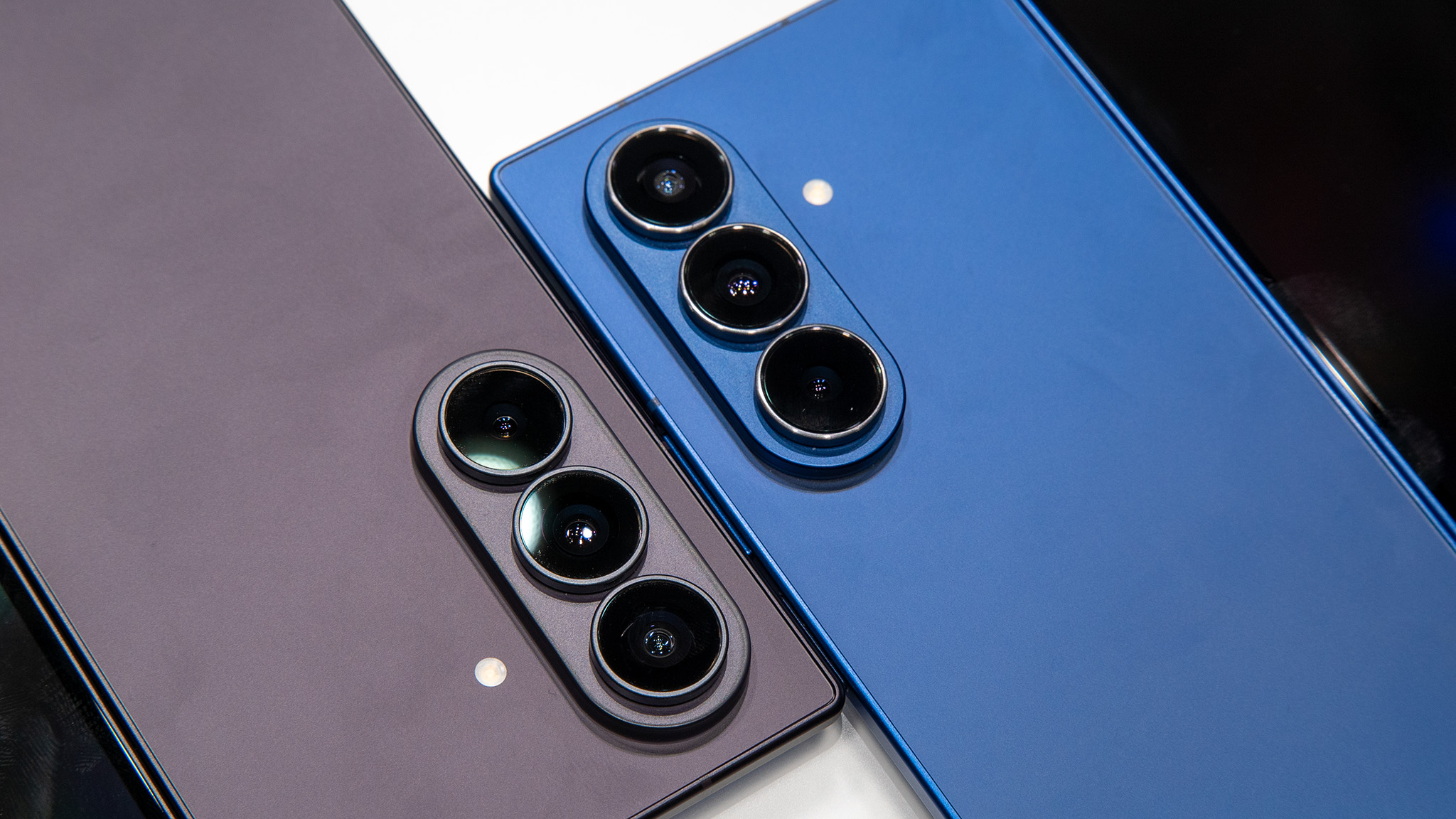 Comparing the Samsung Galaxy Z Fold 7 with the Z Fold 8 Ultra at a hands-on event