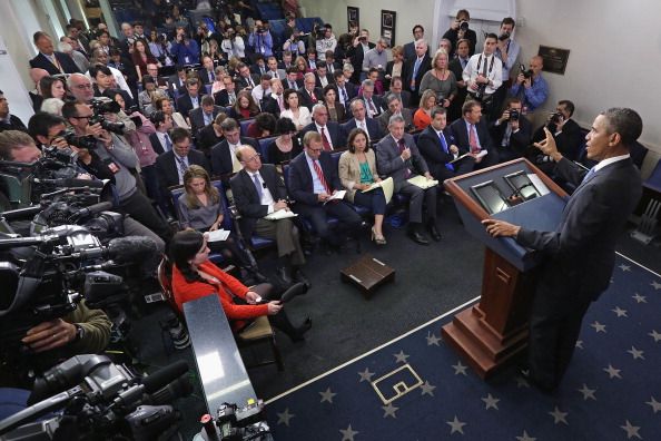 The White House press room