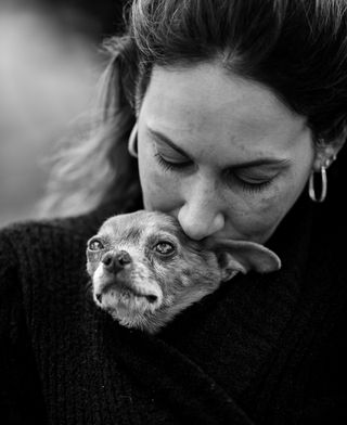 End of life photographer shoots images of dying pets for free to help grieving pet owners