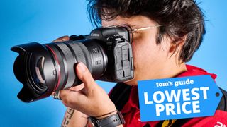 A Canon EOS R5 Mark II camera