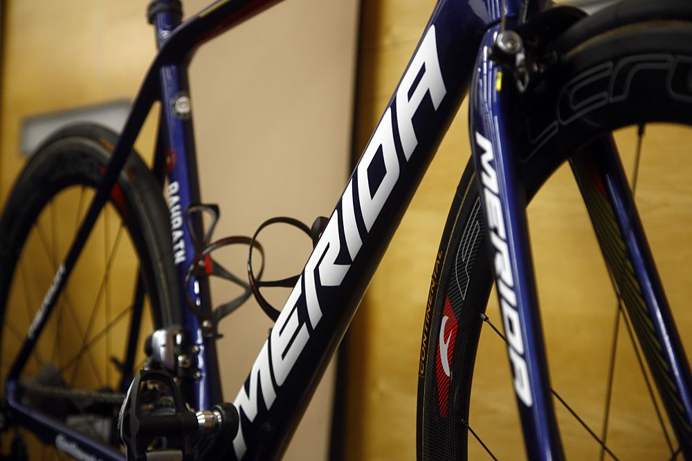 Bahrain-Merida 2017 team bike presented at team camp