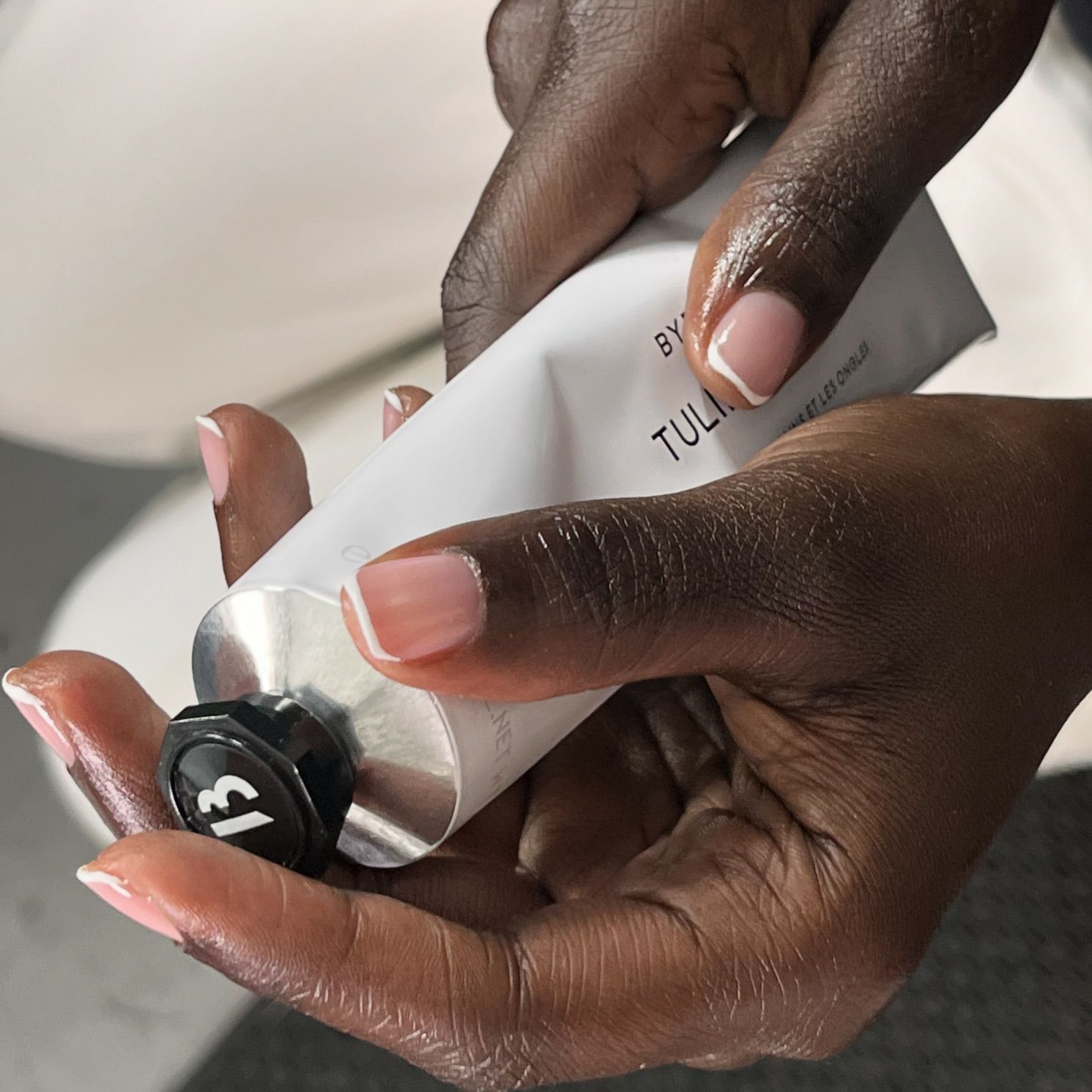 A classic French manicure