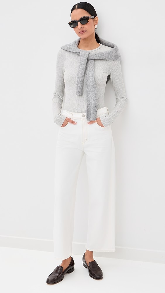 Agolde Harper Crop Relaxed Straight Jeans