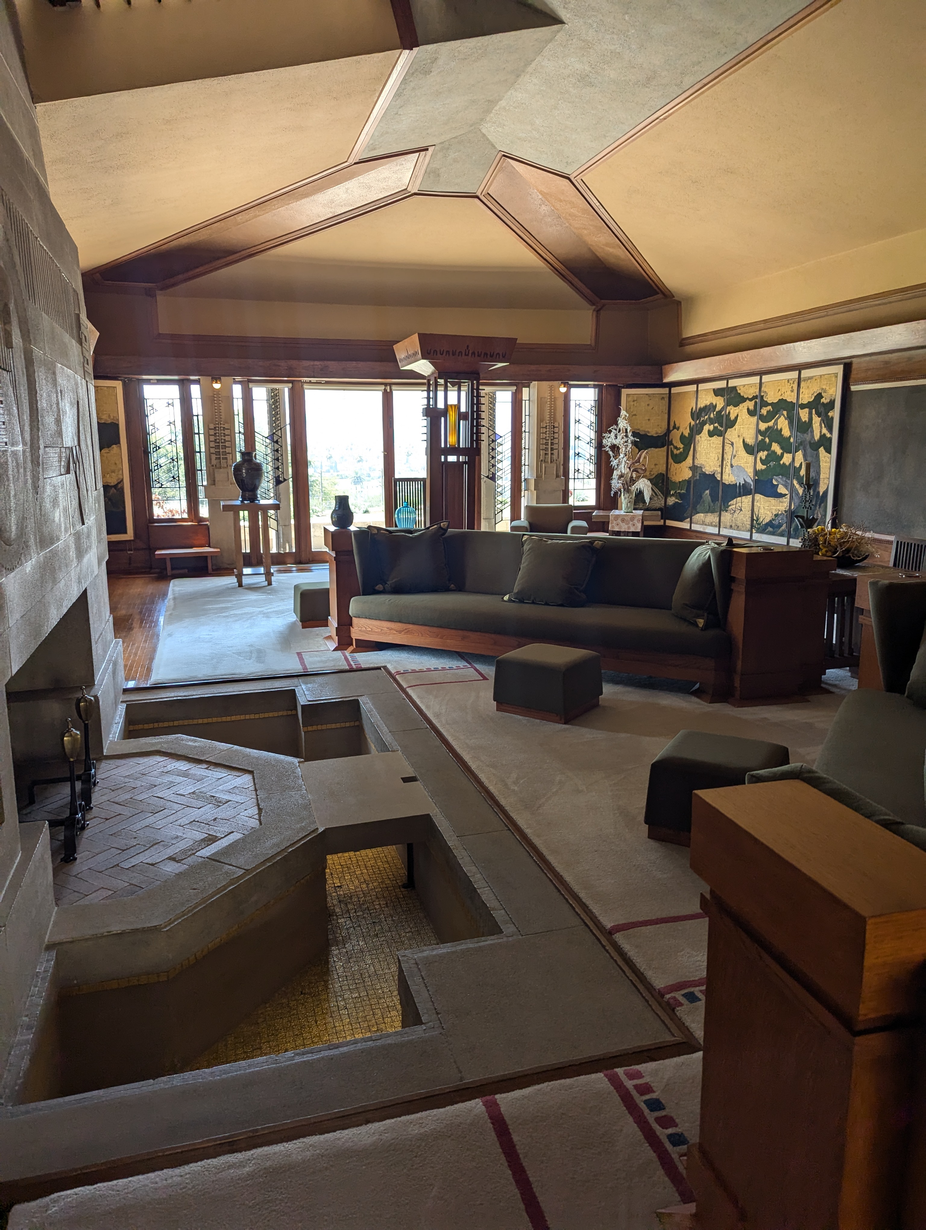 Courtesy of Cultural Affairs Department/ Hollyhock House/ Frank Lloyd Wright
